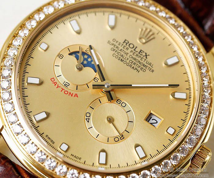 ROLEX勞力士 迪通拿 新系列 最新 原裝日本進口機械機芯 九字位二十四小時顯示 男士腕表  wssb4512